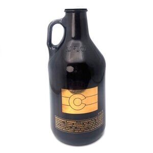 Glass Jug for Beer or Beverage Colorado Flag from Golden, CO Size 32 oz.